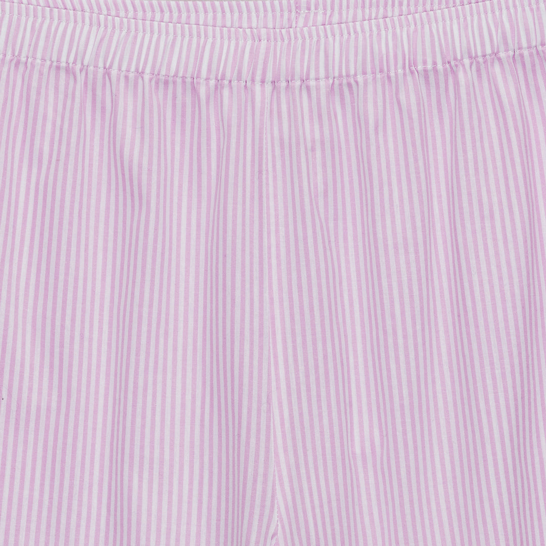 PYJAMAS SET // LIGHT PINK STRIPE // WOMEN