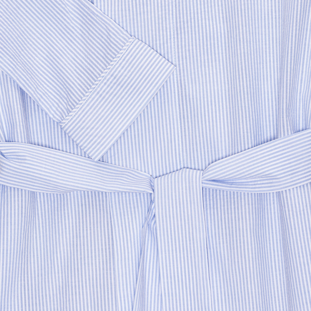 KIMONO // BLUE STRIPE // SEERSUCKER