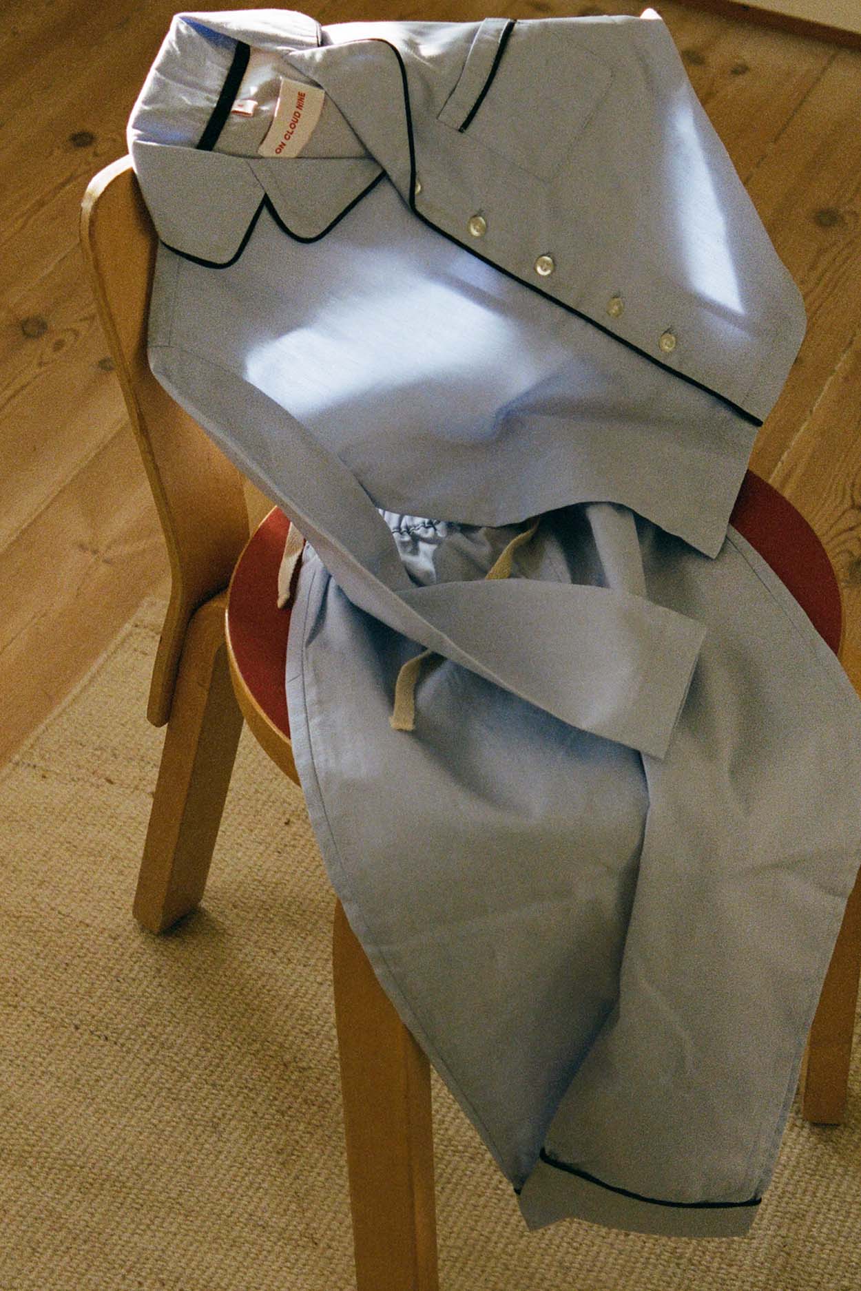 KIDS PYJAMAS SHIRT // LIGHT BLUE