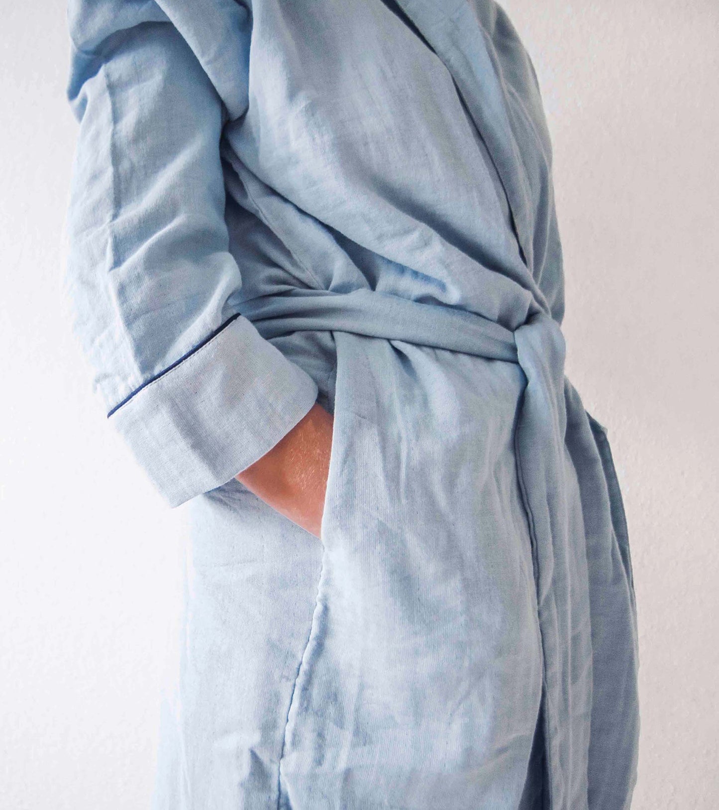 KIMONO // LIGHT BLUE MUSLIN