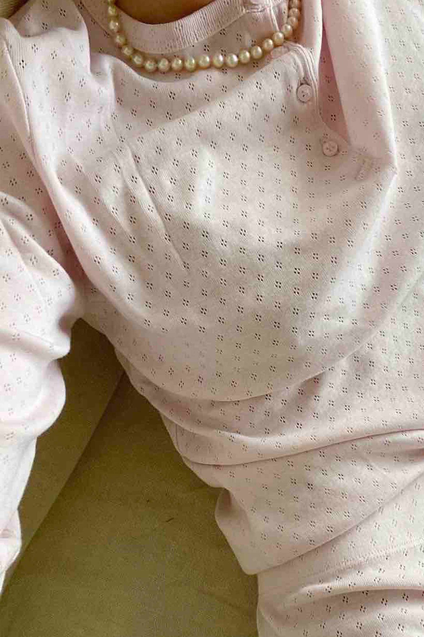 BLOUSE // WOMEN // DUSTY ROSE POINTELLE