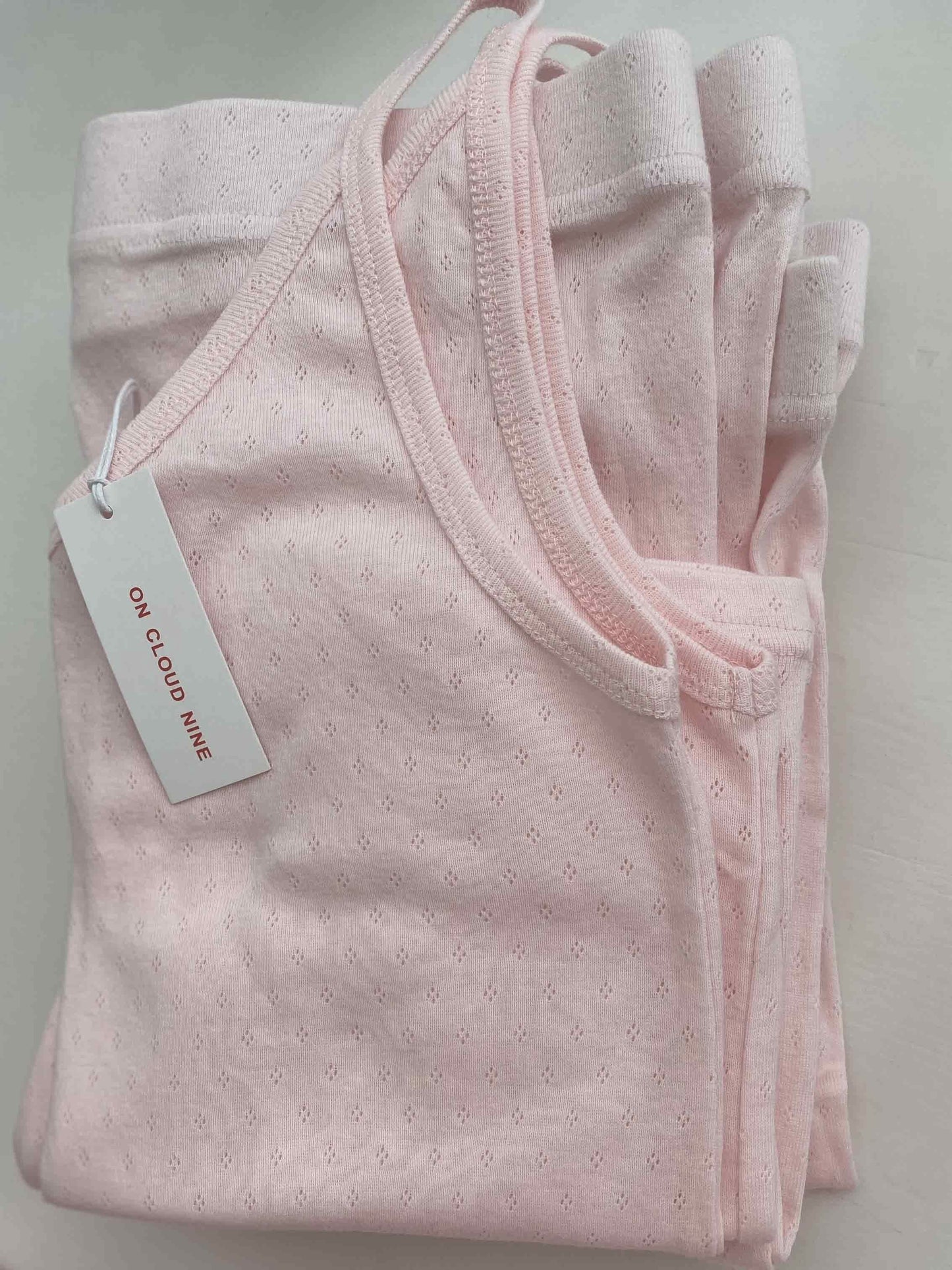 TANK TOP // WOMEN // PALE PINK POINTELLE