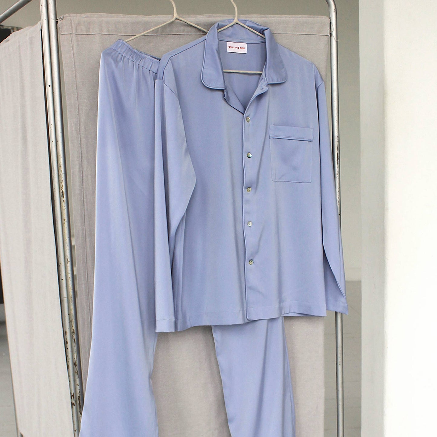 PYJAMAS SET // WOMEN // SKY BLUE SILK