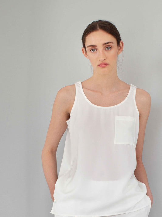 TANK TOP // SILK //  IVORY