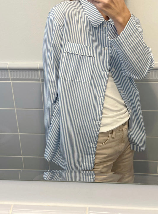 PYJAMAS SHIRT // BLUE STRIPE