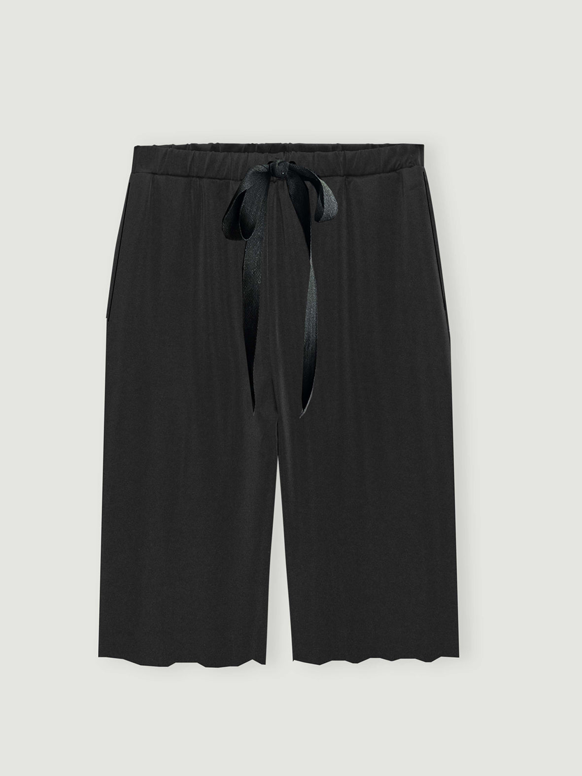 BLACK SILK SHORTS // WOMEN