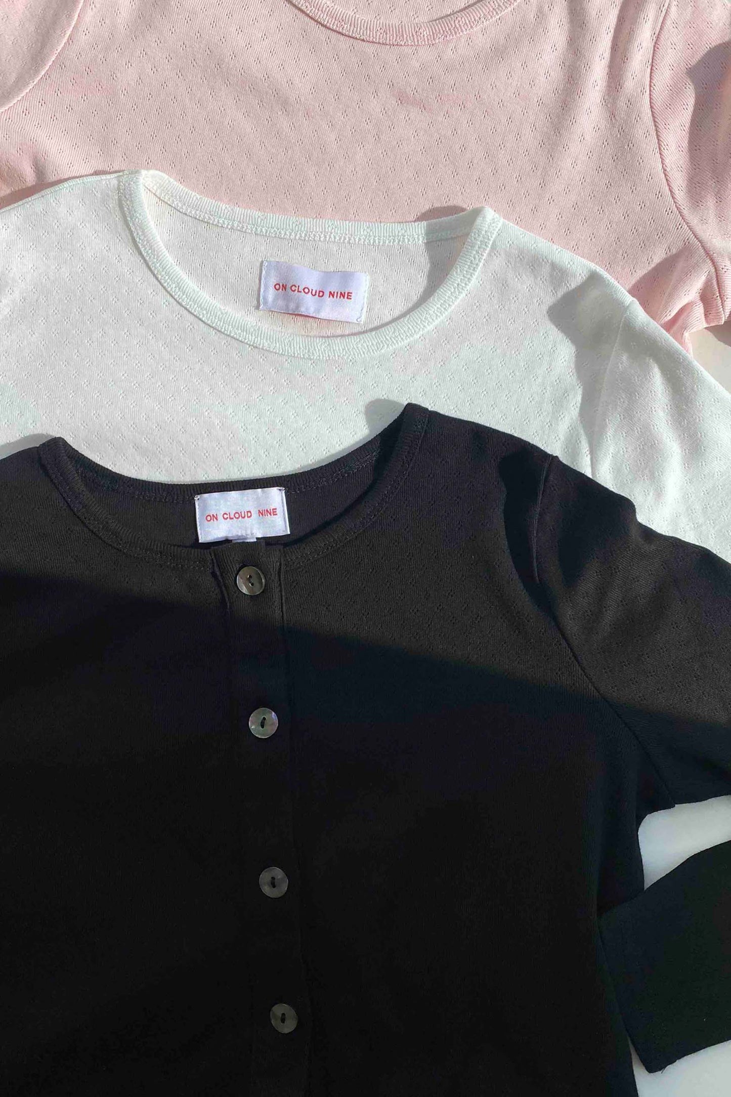 BLOUSE // WOMEN // BLACK POINTELLE