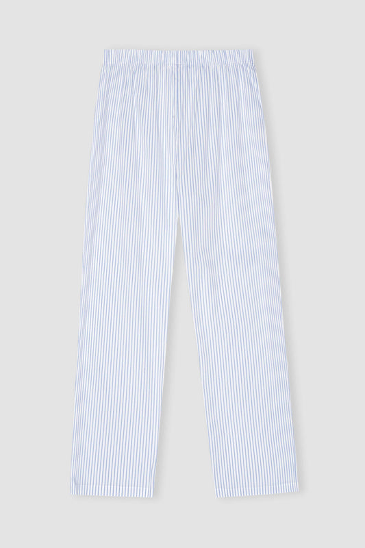 NEEDLE STRIPE PANTS // WHITE & BLUE