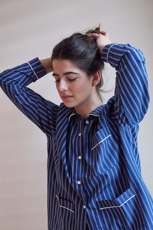 NEEDLE STRIPE PYJAMAS SET