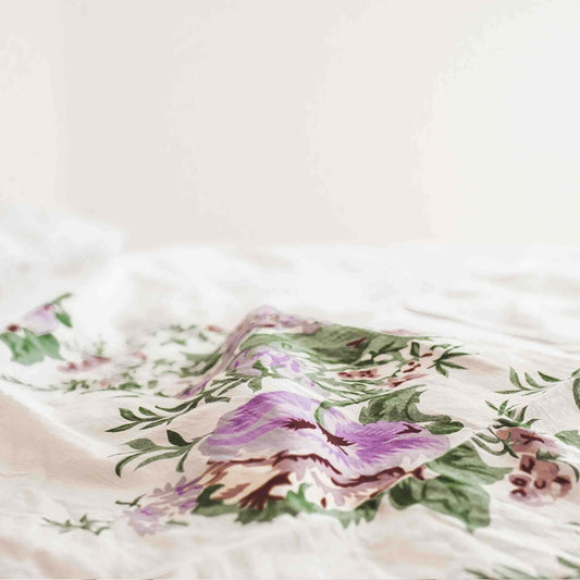 DUVET COVER // BABY // BIG FLOWER PRINT
