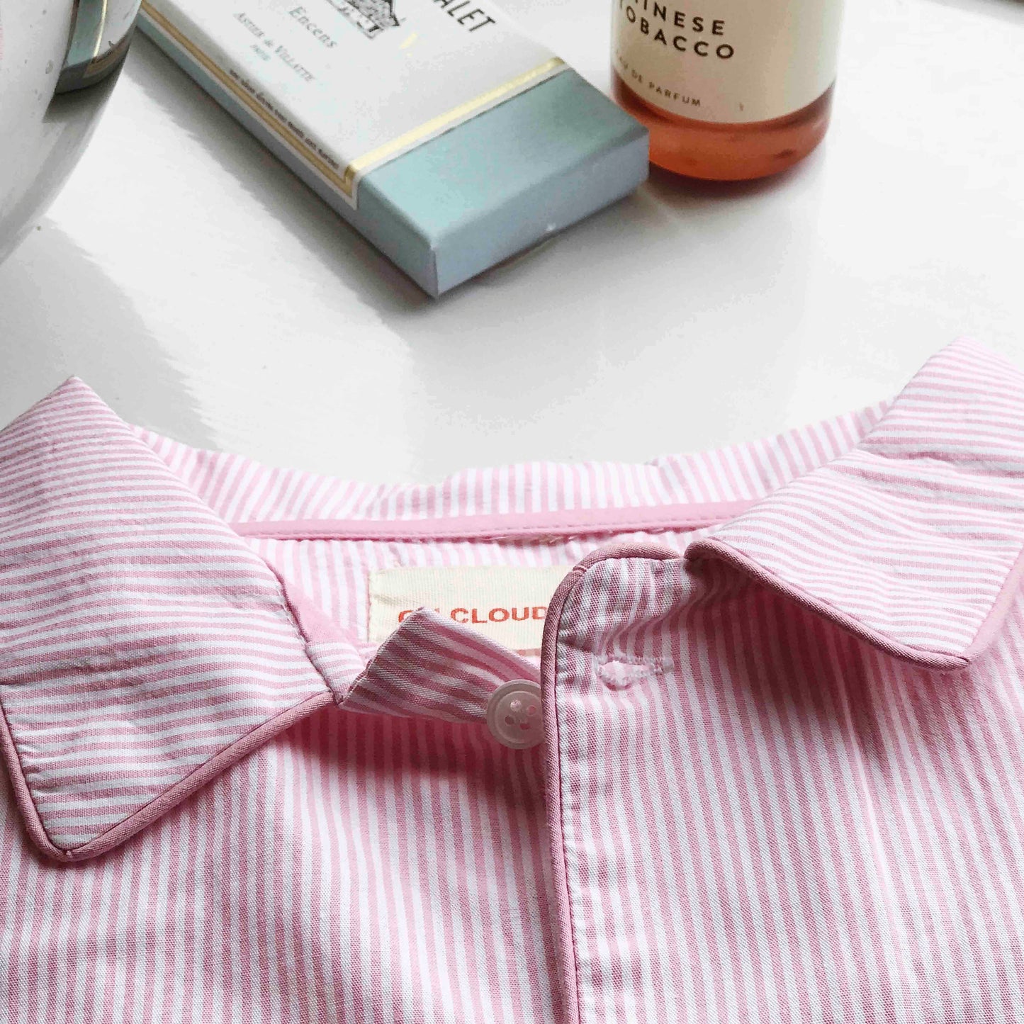Kids shirt pink stripes