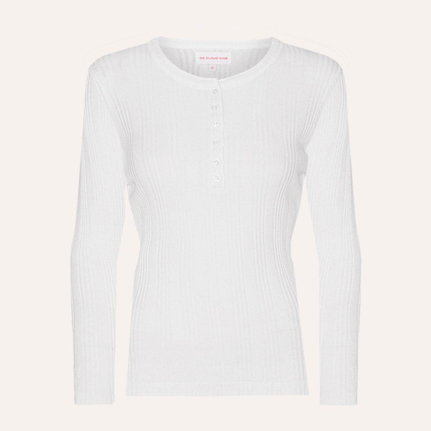 RIB BLOUSE // WOMEN // ORGANIC WHITE COTTON