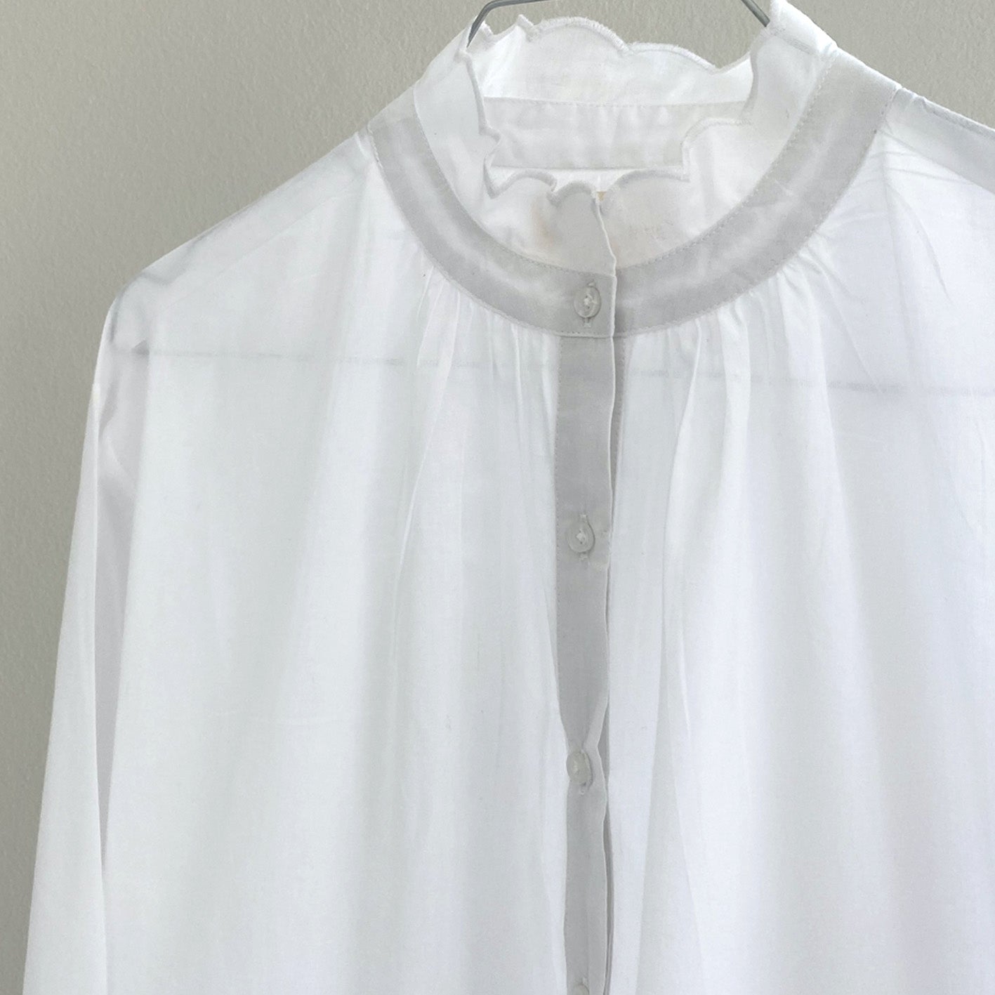 Women's dress white cotton & lace