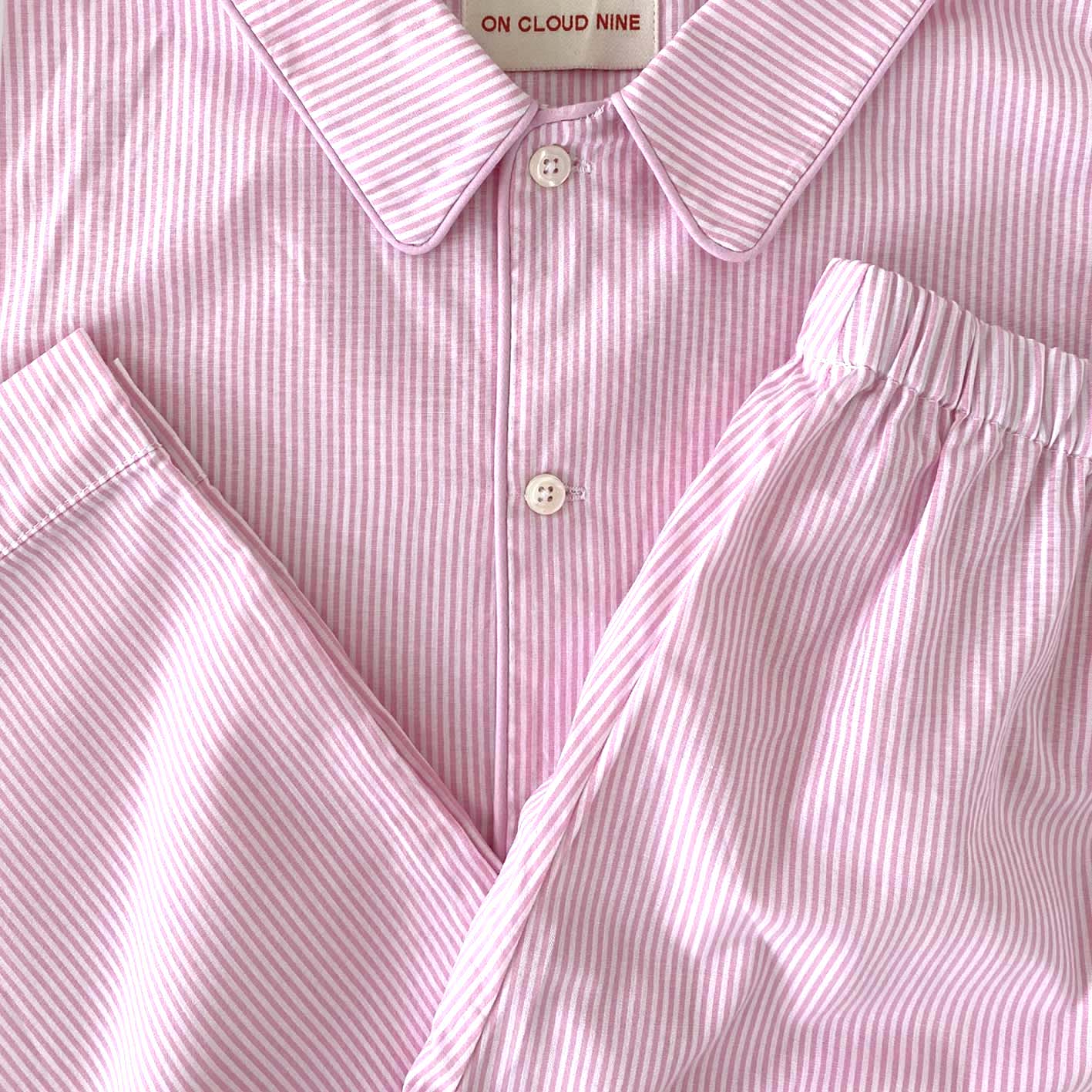 PYJAMAS SET // WOMEN // PINK STRIPES