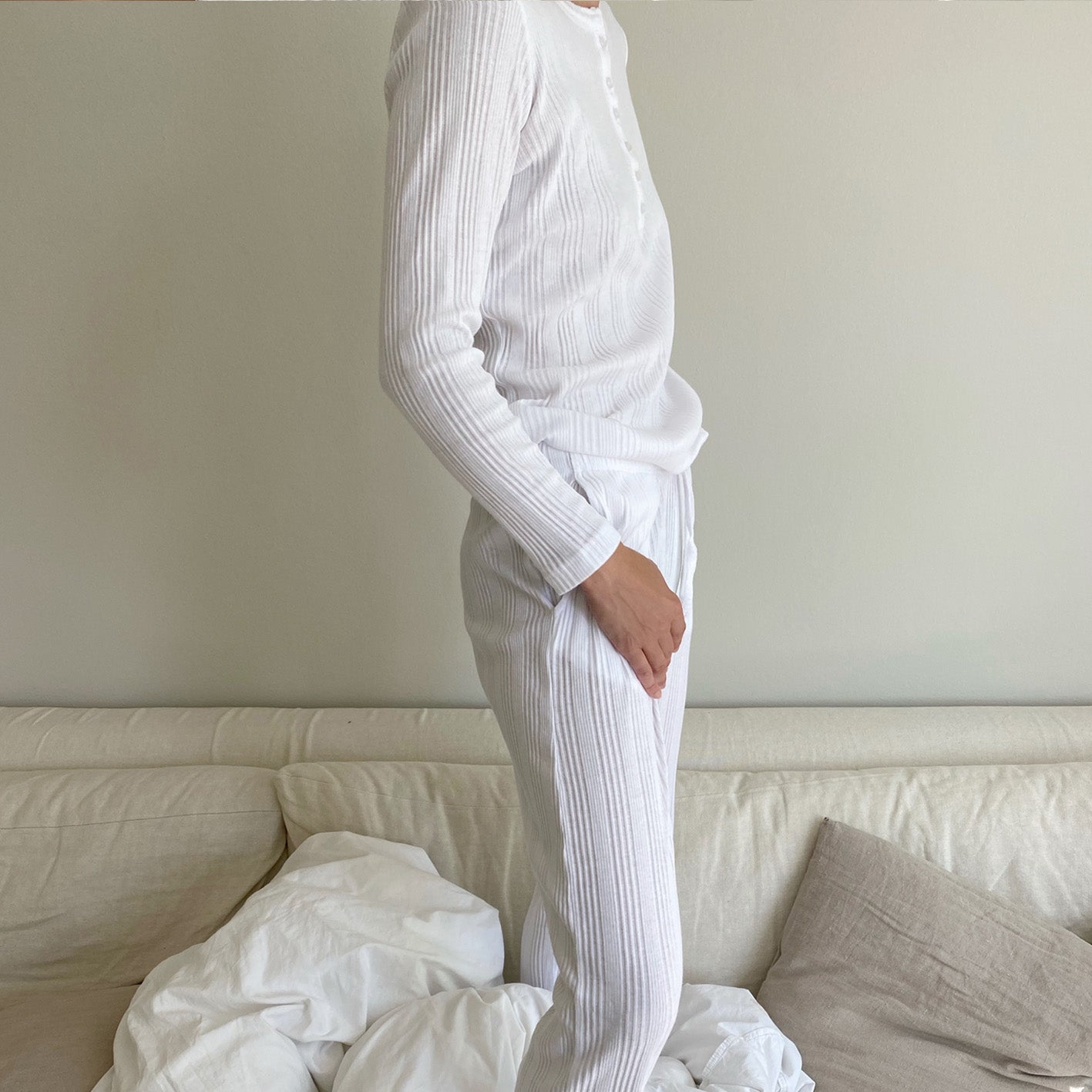 RIB PANTS // WOMEN // ORGANIC COTTON