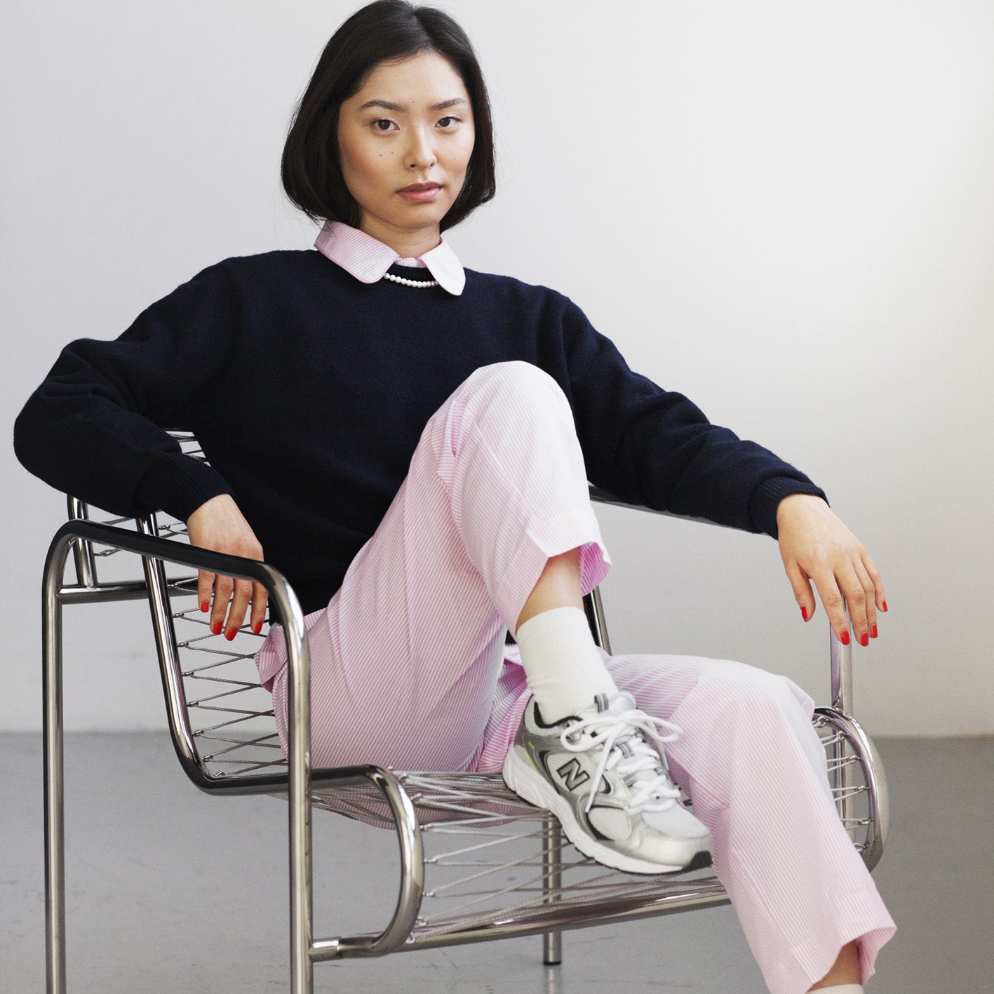 PYJAMAS SET // WOMEN // PINK STRIPES