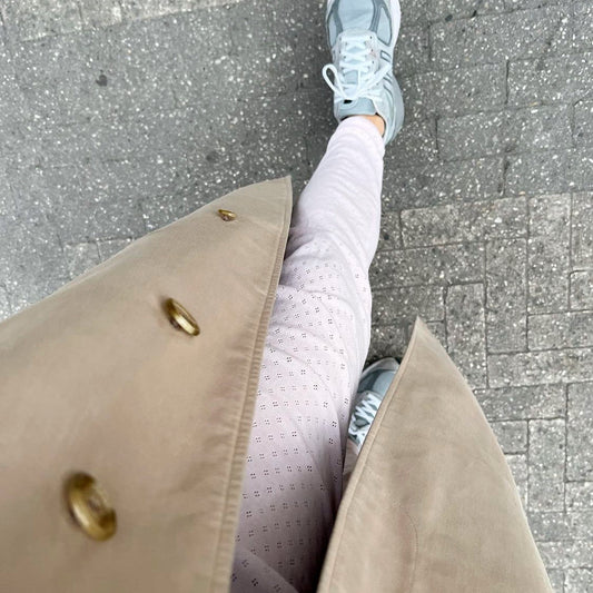 LEGGINGS // WOMEN // PALE PINK POINTELLE