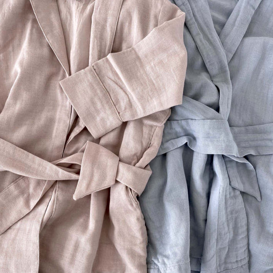 Kids kimono muslin rose