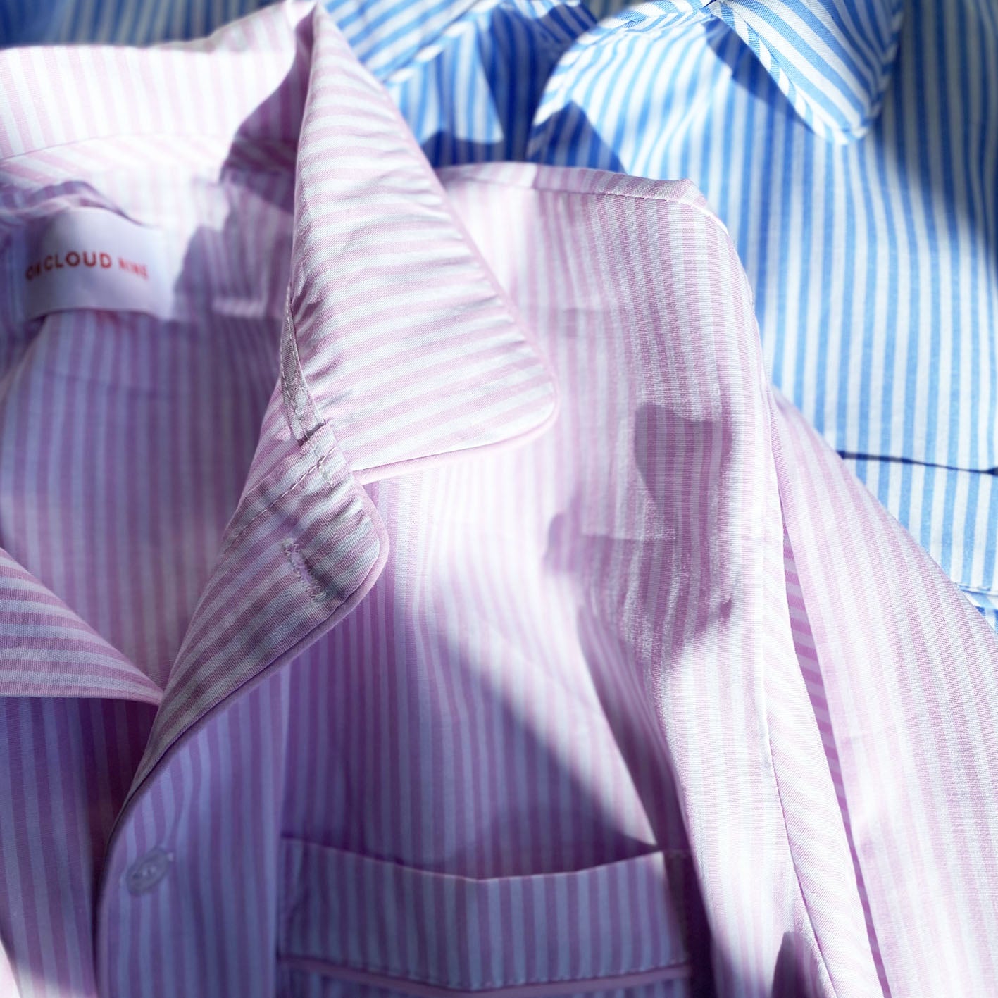 PYJAMAS SET // LIGHT PINK STRIPE // WOMEN