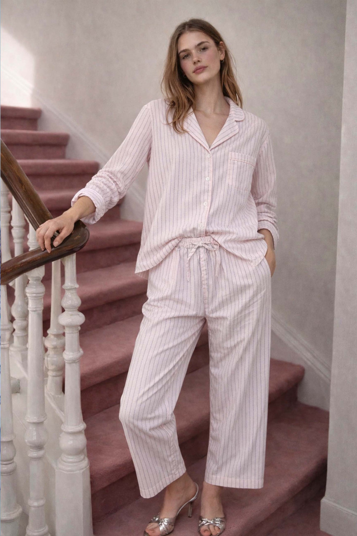 PYJAMAS SET // LT PINK // WOMEN