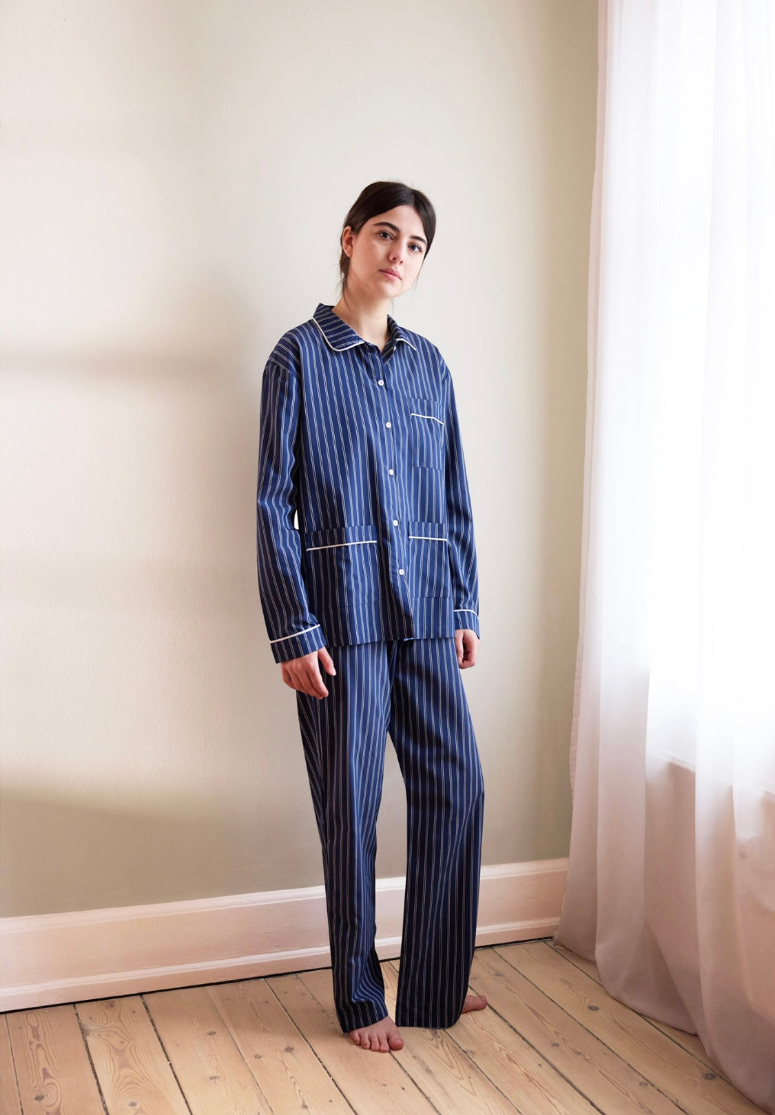 NEEDLE STRIPE PYJAMAS SET