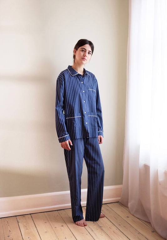 NEEDLE STRIPE PYJAMAS SET