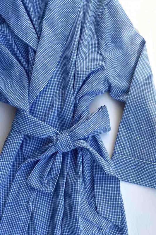 KIMONO // WOMEN // DK BLUE CHECK
