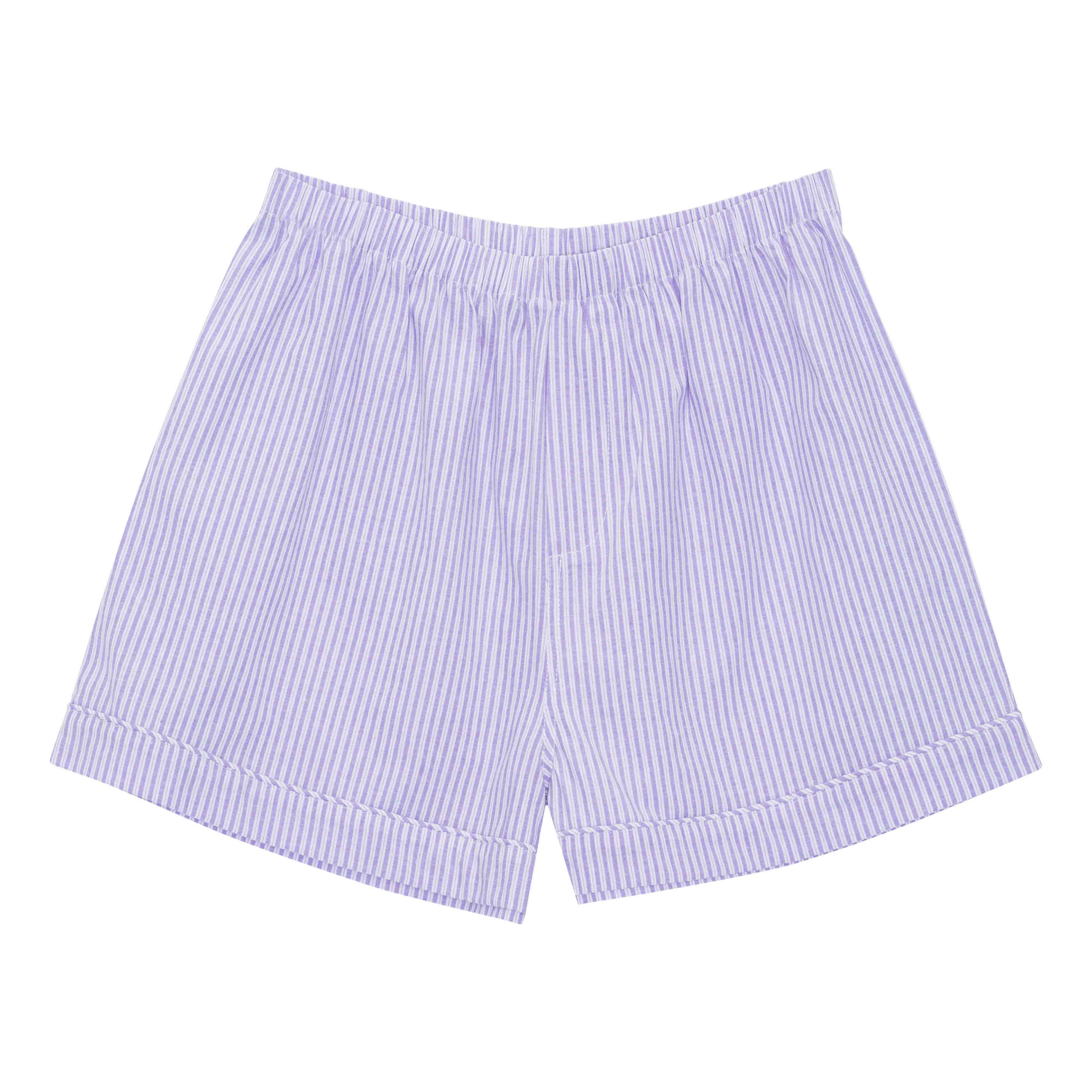 BOXER SHORTS // PURPLE STRIPES // WOMEN