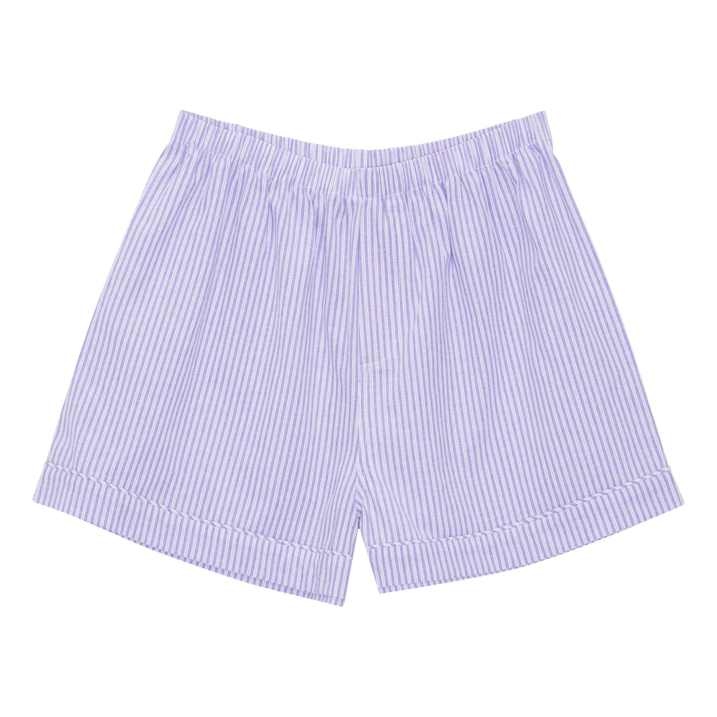 Boxer shorts // Purple Stripes // Women