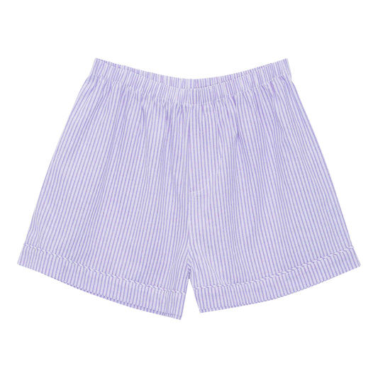Boxer shorts // Purple Stripes // Women