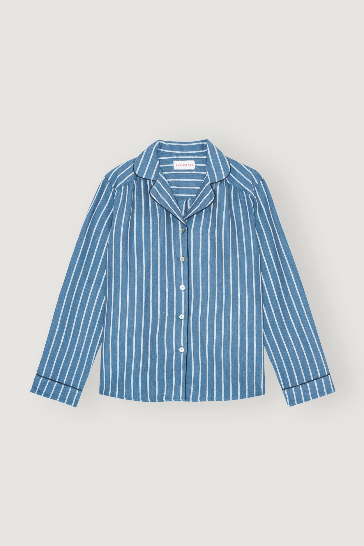 100% LINEN SHIRT // BLUE