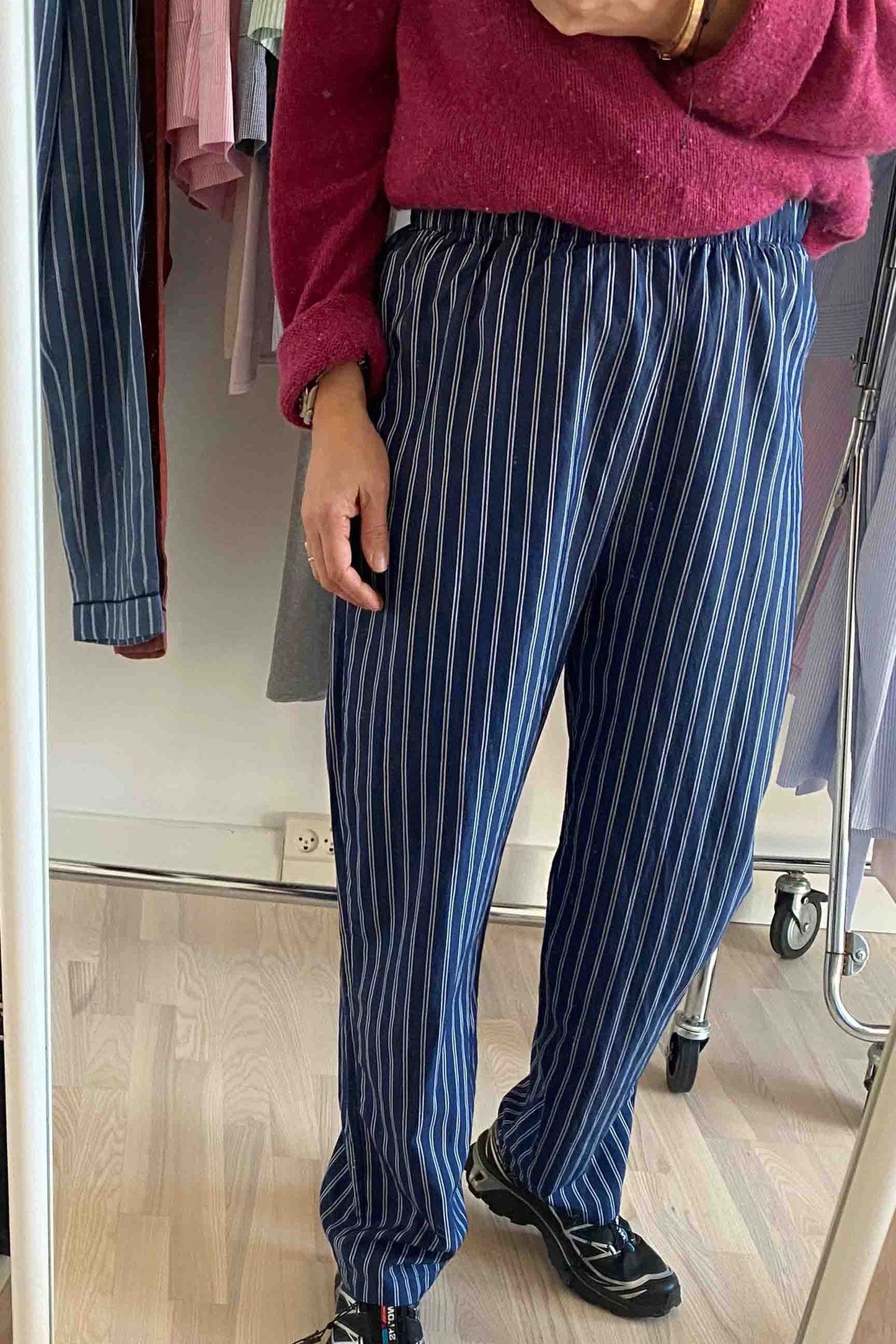 NEEDLE STRIPE PYJAMAS SET