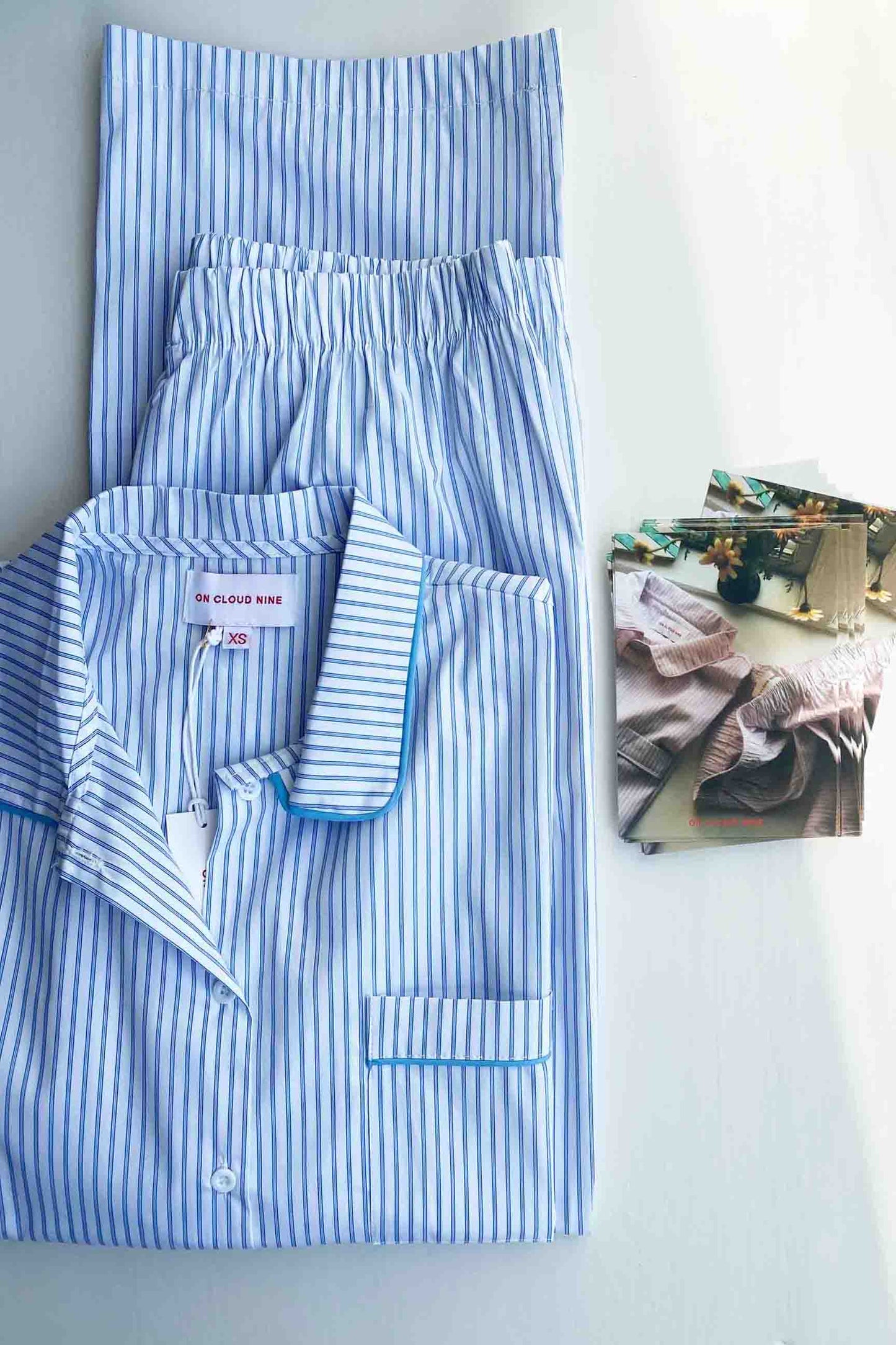 NEEDLE STRIPE PYJAMAS SET