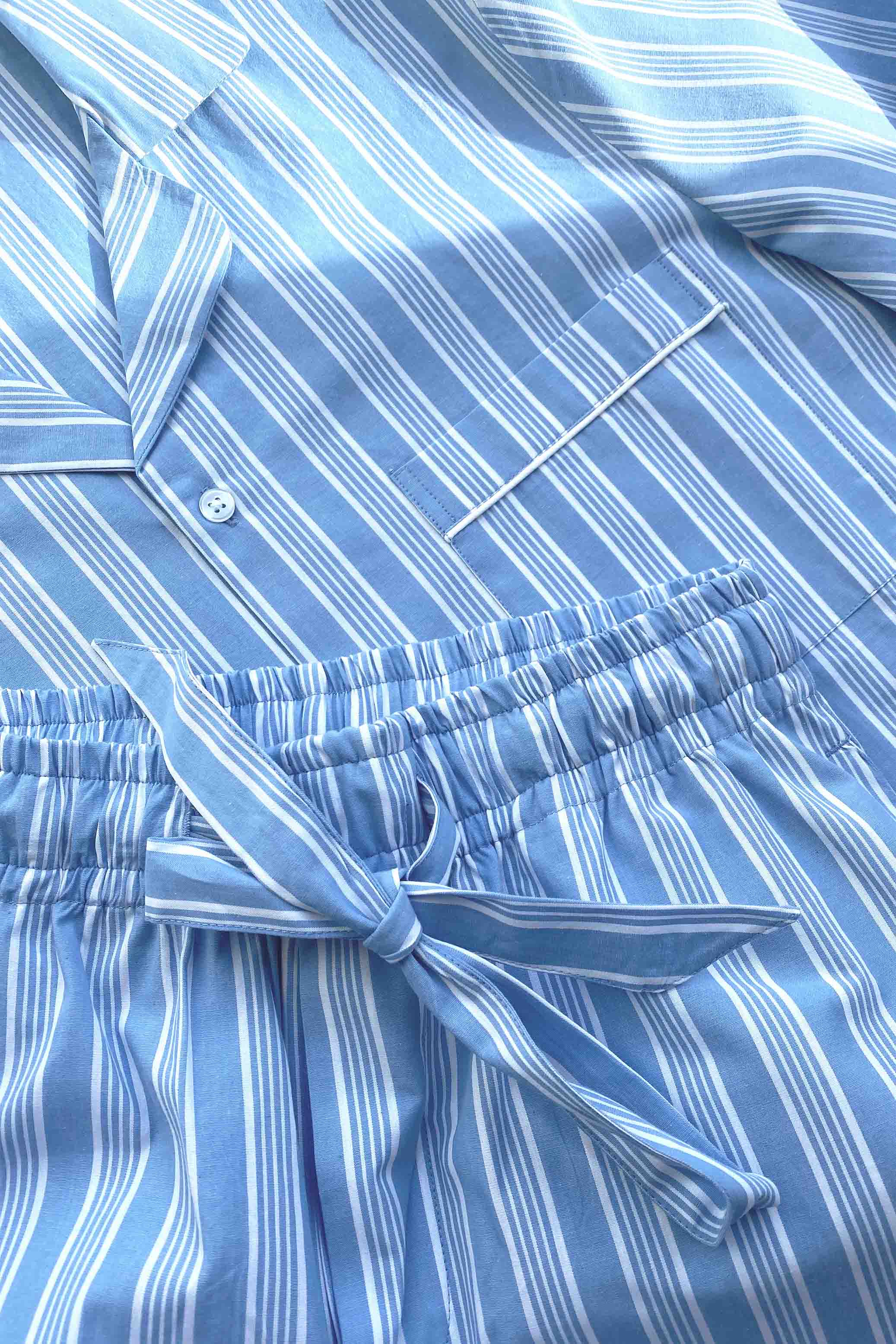 Striped Pyjamas Pattern PYJAMAS SET // FRENCH STRIPE // WOMEN