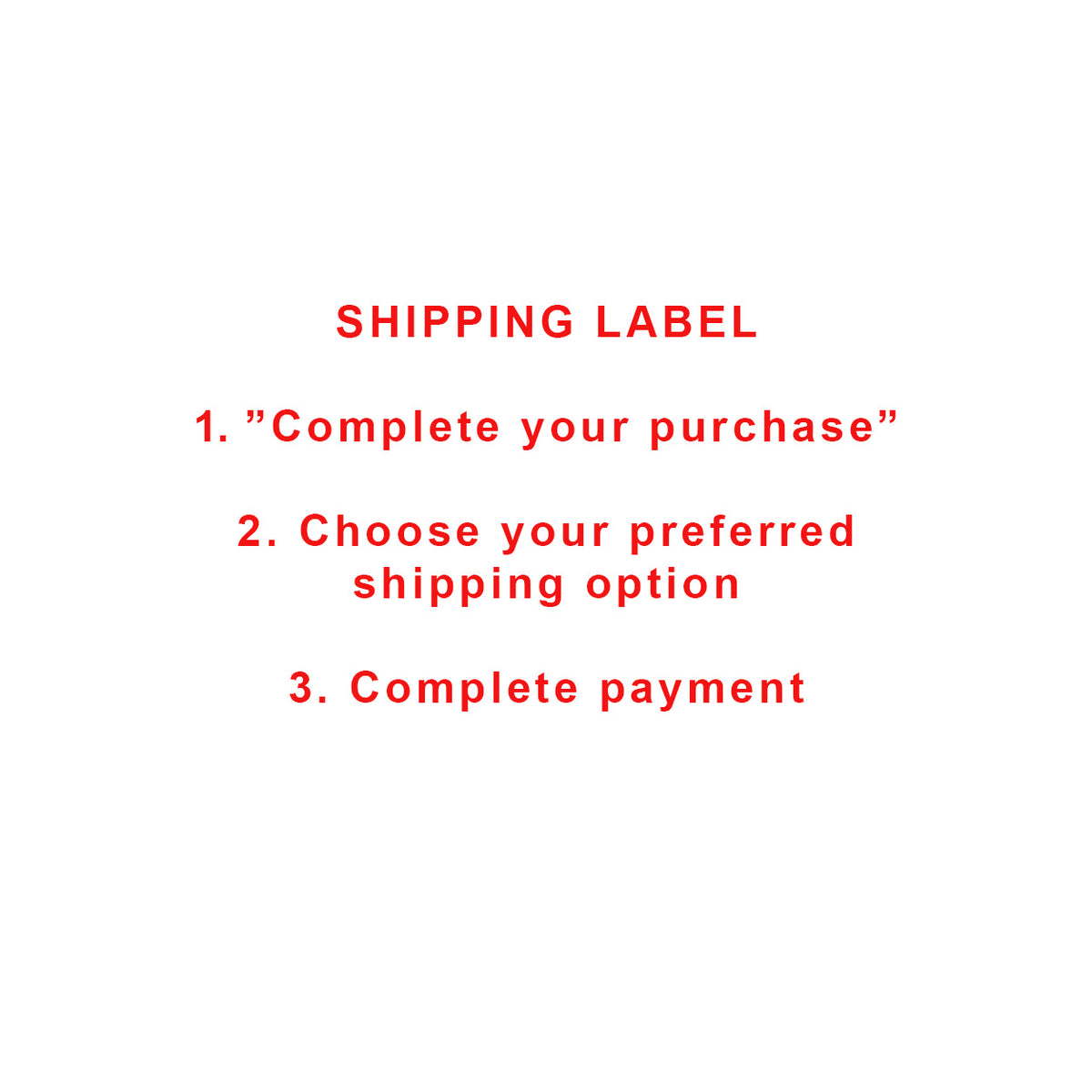 Shipping