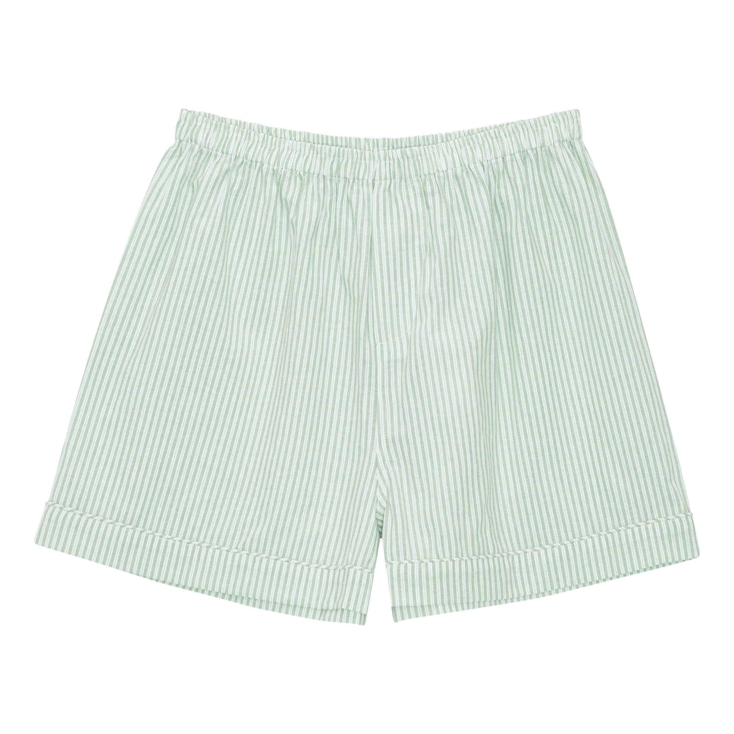 BOXER SHORTS // GREEN STRIPES // WOMEN