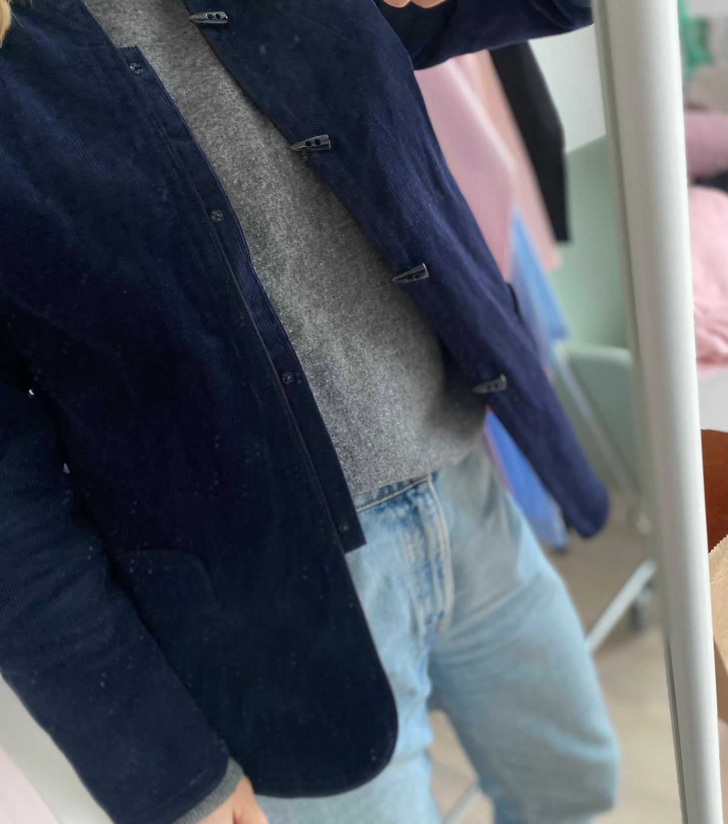 JACKET // NAVY VELVET // WOMEN