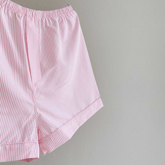 BOXER SHORTS // PINK STRIPES